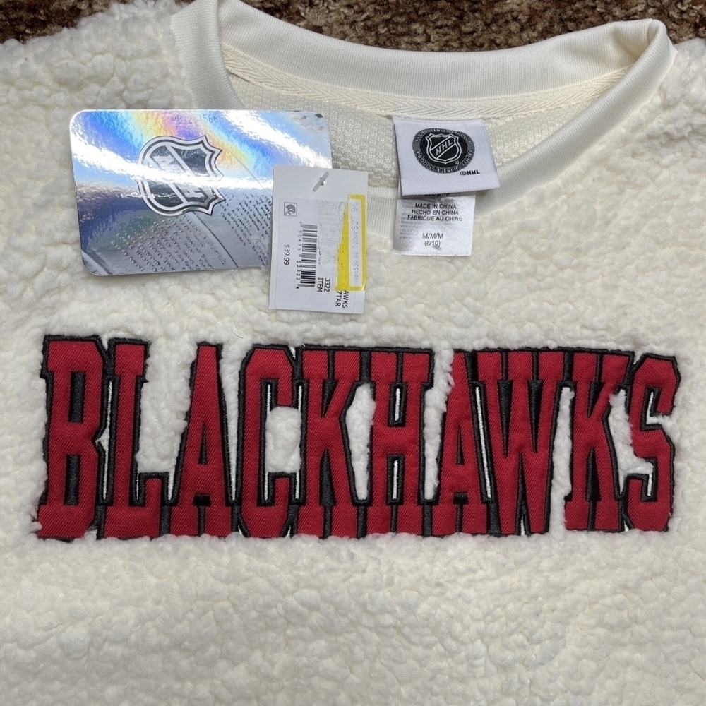 Blackhawks Sherpa Pullover NHL Medium